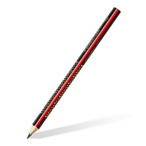 Bleistift Jumbo, HB, Schreiblernbleistift, ergonomisches Dreikantformat, Schaft lackiert auf Wasserbasis, mit Namensfeld, 100 % PEFC