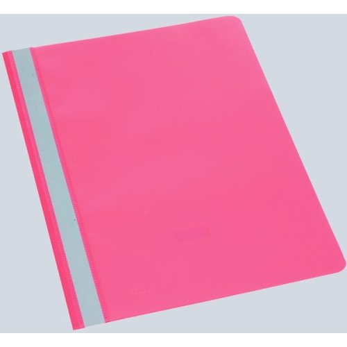 Büroring Schnellhefter, A4, pink PP-Folie, genarbter Deckel
