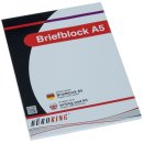 BüroRing Briefblock A5/50 Blatt blanko, holzfrei,...
