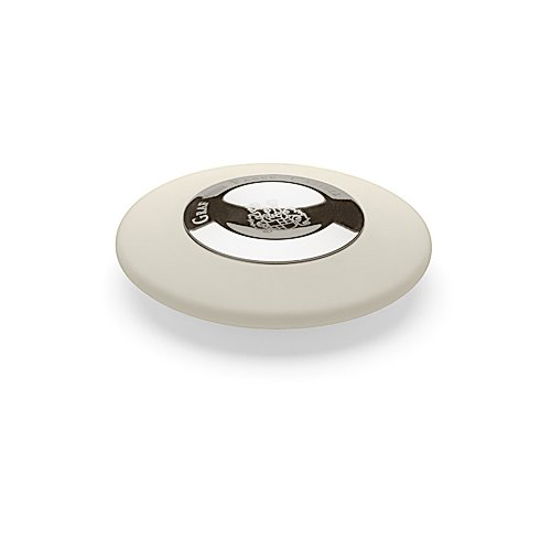 Radiergummi, rund, mit platinierten Griffstücken von Graf von Faber-Castell