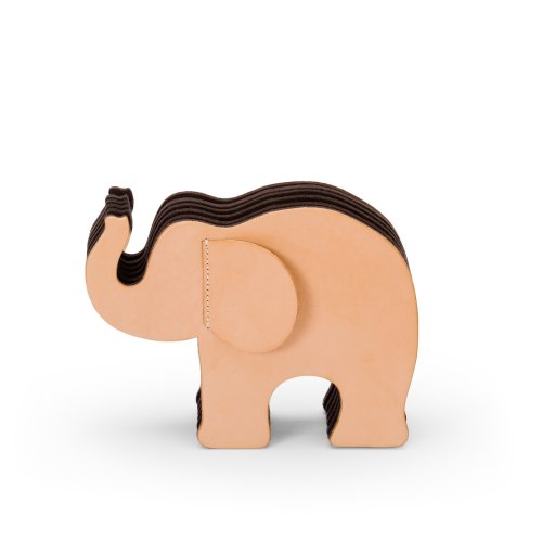 Stifteköcher Elefant, natur, mittel von Graf von Faber-Castell