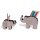 Stifteköcher Elefant, grau, mittel von Graf von Faber-Castell