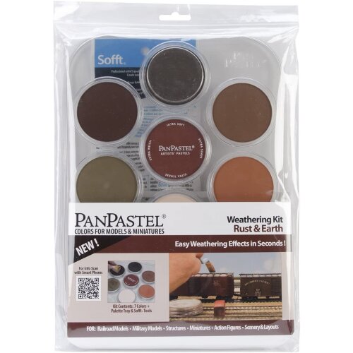 PanPastel 7 - Modeling Colors (Weathering - Rust & Earth) Set