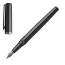 Hugo Boss Füllfederhalter Gear Metal Dark Chrome