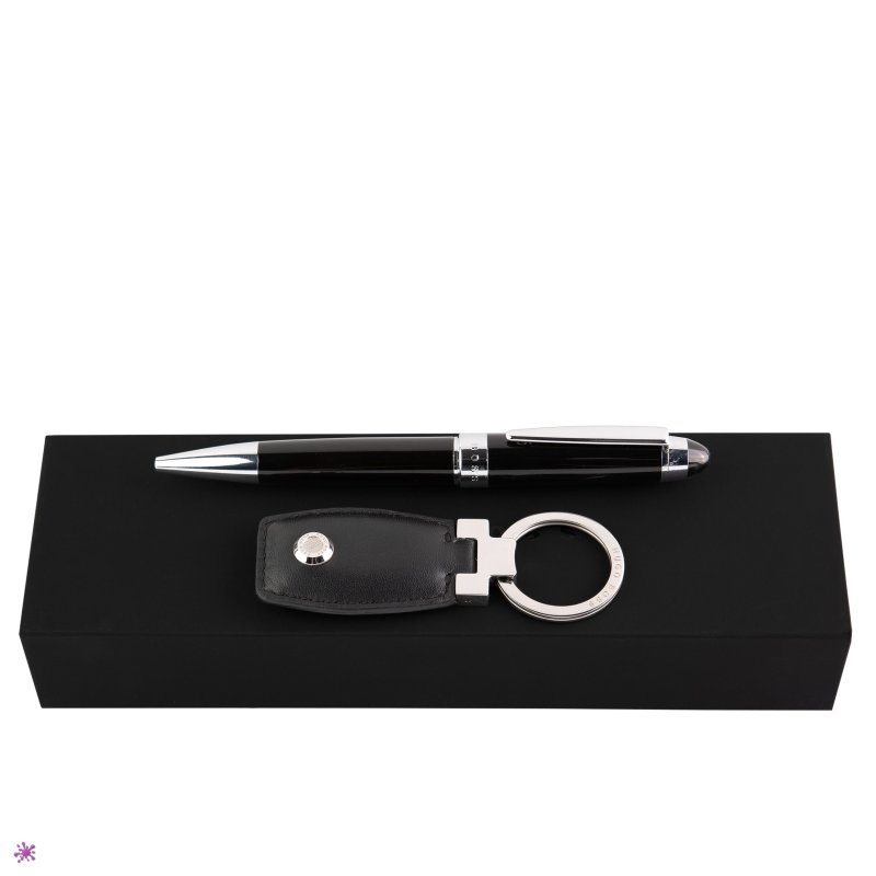 BOSS FOUNTAIN PEN GEAR METAL DARK CHROME - Sonstige Accessoires - chrome/silberfarben