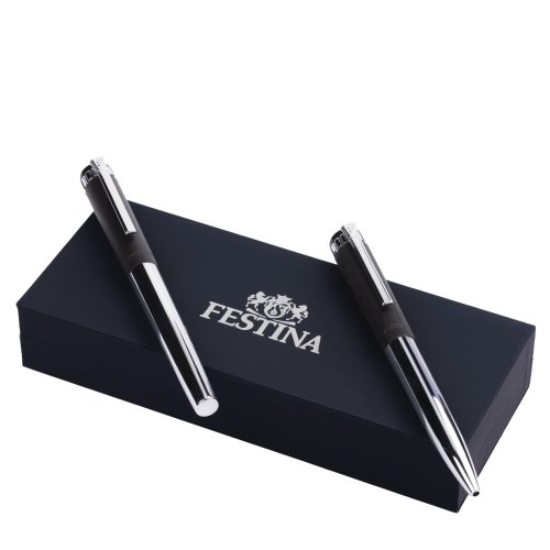 Festina Prestige Kugelschreiber & Tintenroller Chrome Black