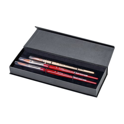 da Vinci SPIN Pinsel-Box Aquarellpinsel Serie 488 No.2, Serie 5584 No.12, Serie 5587 No. 10