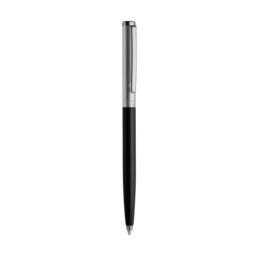 Otto Hutt Kugelschreiber Design 01 schwarz, matt, ruthenium