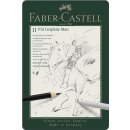 Bleistift Set Faber-Castell Pitt Graphite Matt, 11er Set + Zubehör