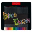 Faber-Castell Buntstifte Black Edition 24er Metalletui
