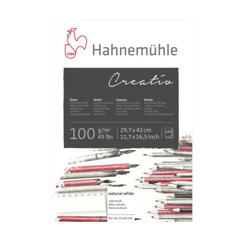 Hahnemühle Skizzenblock Creativ 100g/m², 100 Blatt - verschiedene Größen