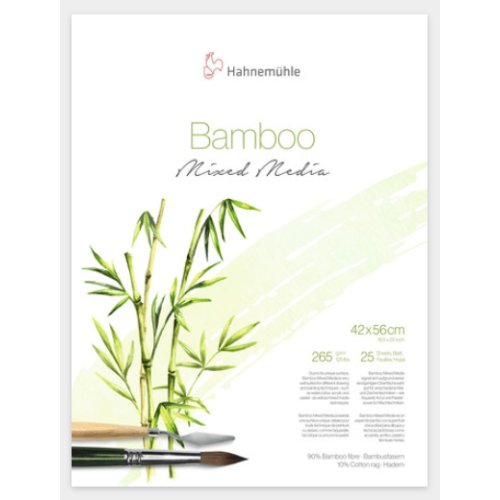 Hahnemühle Bamboo Mixed Media Block 265g/m², 25 Blatt, verschiedene Größen