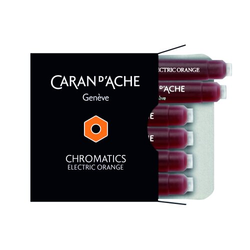 Caran dAche Tintenpatronen Chromatics Electric Orange, 6 Stück