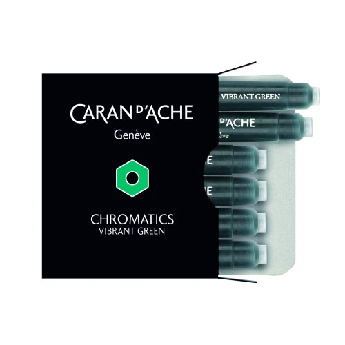 Caran dAche Tintenpatronen Chromatics Vibrant Green, 6 Stück