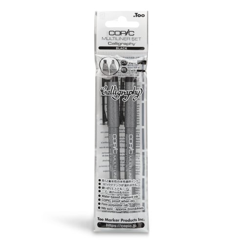 COPIC Multiliner Calligraphy Set, 2 Stifte