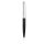 Drehbleistift Waldmann Tuscany, Linien-Design Silber/Lack schwarz