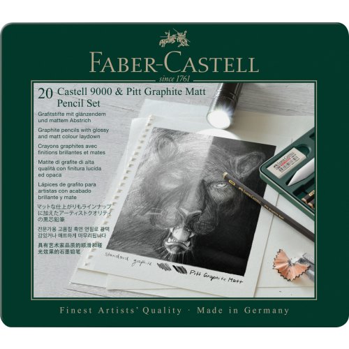 Bleistift Set Faber-Castell Pitt Graphite Matt, 20er Set