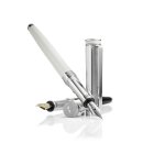 Waldmann Edelfeder, Korn-Linien-Design Silber/champagner Goldfeder