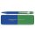 Caran dAche + Paul Smith Kugelschreiber 849, Cobalt Blue & Emerald