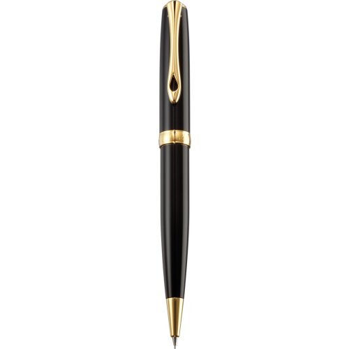 Diplomat Drehbleistift 0,7 Excellence A2  schwarz lack gold