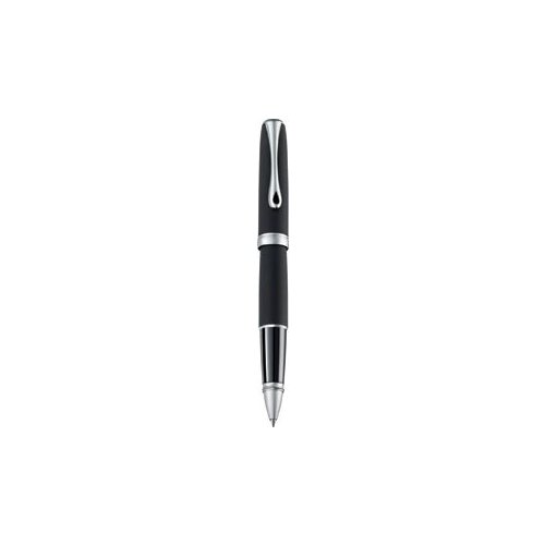 Diplomat Rollerball Excellence A2  schwarz matt chrome
