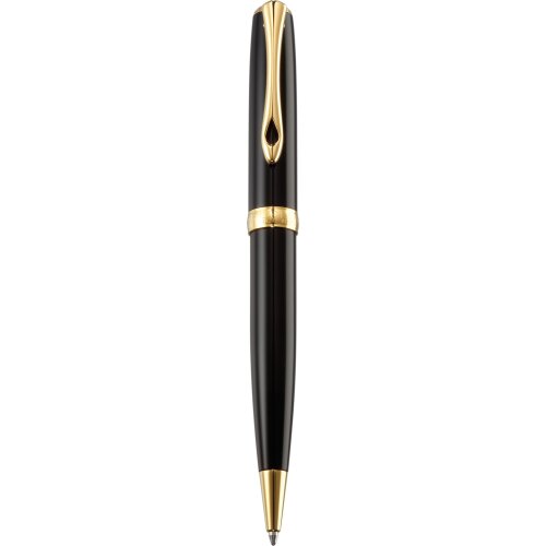 Diplomat Kugelschreiber Excellence A2  schwarz gold lackiert easyFlow