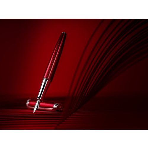 Caran d  Ache Füllfederhalter Leman Rouge Carmin Feder F