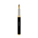 Diplomat Füllfederhalter Nexus schwarz/gold 14Kt...