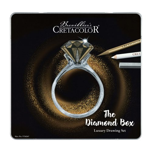 CRETACOLOR Diamond Box 15-teiliges Zeichenset