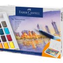 Faber-Castell Aquarellfarben incl. Wassertankpinsel, 36er Etui