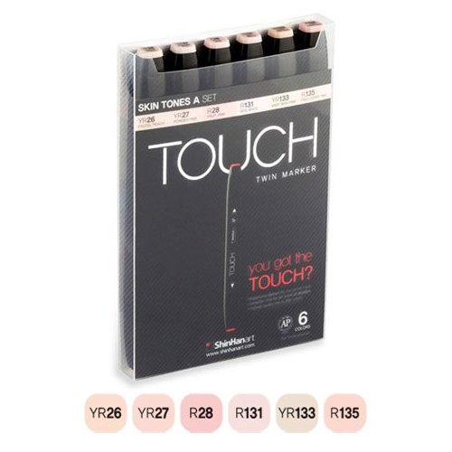 Touch Twin Marker 6er Set Skin Tones - Hauttöne