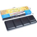 Sennelier - Aquarellfarbe - Set mit 24 halben Naepfchen