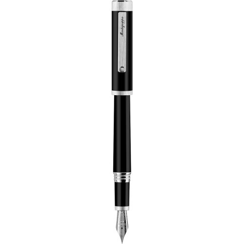 Montegrappa Zero Füllfederhalter, Palladium IP, Edelharz F