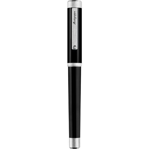 Montegrappa Zero Füllfederhalter, 14k Gold Nib, Palladium IP EF