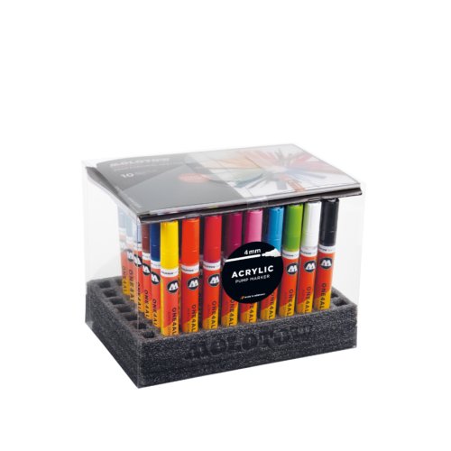MOLOTOW ONE4ALL Marker 227HS Complete-Kit 4mm 50 Farbtöne