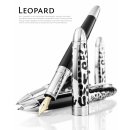Waldmann Leopard Füllfederhalter, Sterling Silber...