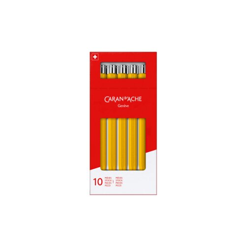 Caran d’Ache Box 10 Minenhalter 849 COLORMAT-X, Gelb