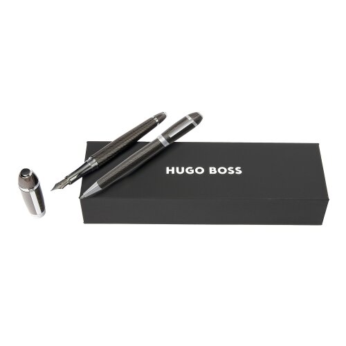 Hugo Boss Set Arc Futurist Gun - Kugelschreiber & Füllfederhalter
