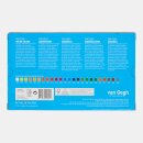 Van Gogh Aquarell-Set, Holzkasten mit 24 Farben in halbe Näpfchen + Zubehör