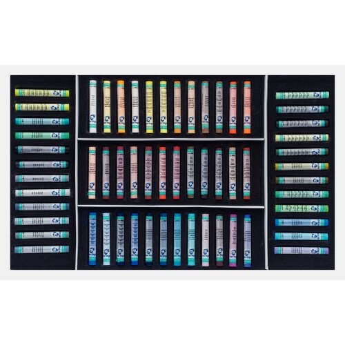 Van Gogh Set weiche Pastellfarben mit 60 Farben, Set Stadtszenen