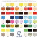 Van Gogh Set weiche Pastellfarben mit 60 Farben, Set Stadtszenen