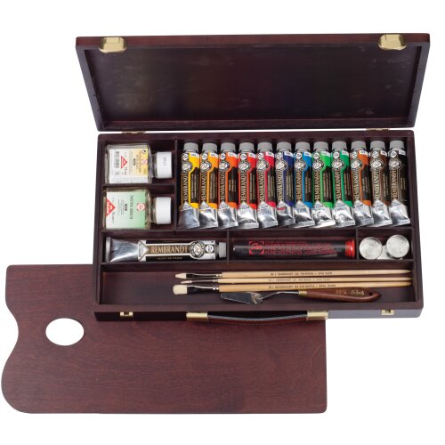 Rembrandt Ölfarben-Set im Holzkasten Professional