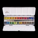 Rembrandt Aquarellfarben-Set im Metalletui | 24 Näpfchen + Pinsel