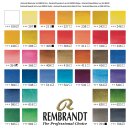Rembrandt Aquarellfarben-Set im Metalletui | 36 Näpfchen + Pinsel