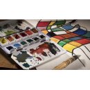 Rembrandt Aquarellfarben-Set im Metalletui, monopigmentiert 12 Näpfchen + Pinsel