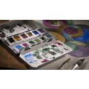 Rembrandt Aquarellfarben-Set im Metalletui mit granulierenden Farben