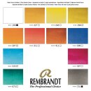 Rembrandt Aquarellfarben-Set im Metalletui für Porträts I 12 Näpfchen + Pinsel