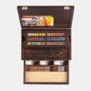 Rembrandt Aquarellfarben-Set im Holzkasten Master 42 Näpfchen + Zubehör