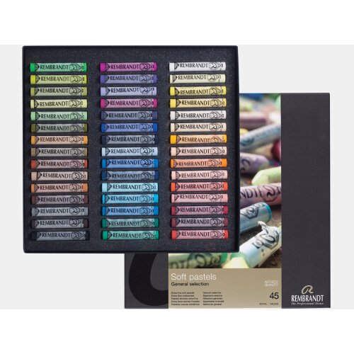 Rembrandt Set weiche Pastelle, allgemeine Auswahl | 45 ganze Pastelle