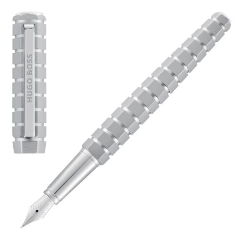 Hugo Boss Füllfederhalter Nexus Chrome | Limited Edition